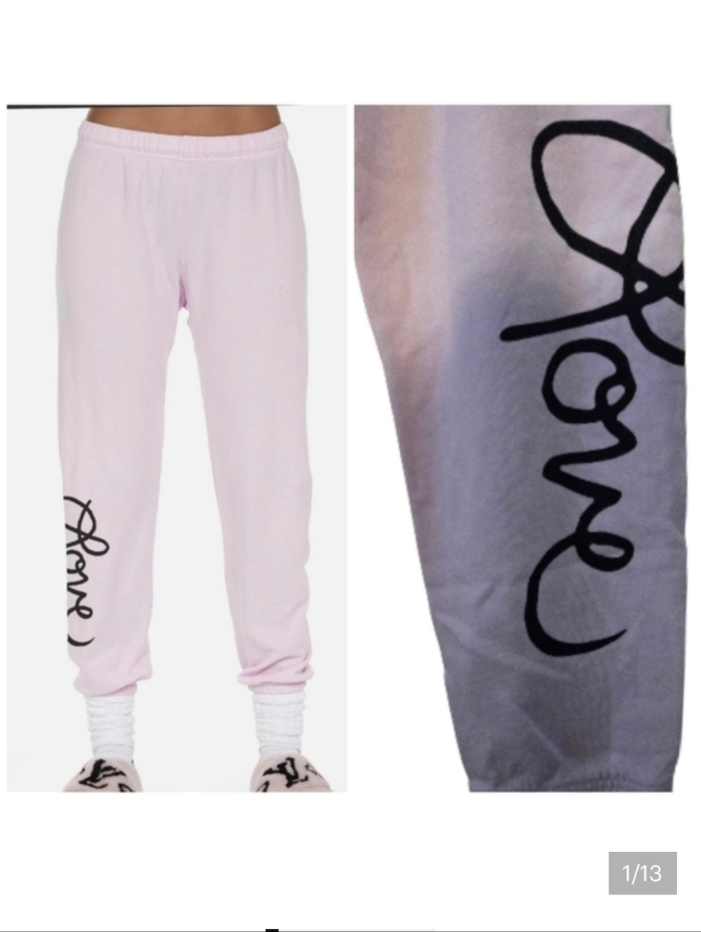 Lauren Moshi Alana Butterfly Affirmations joggers